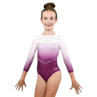 Ozone sugar plum competitive leotard