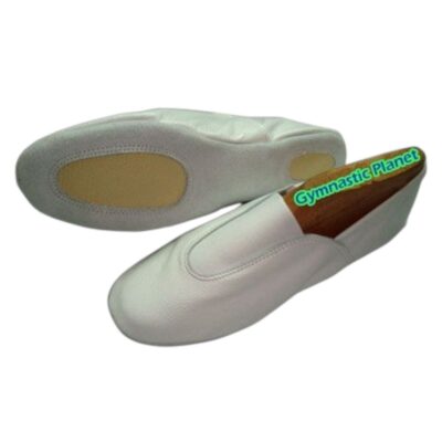 White Leather Gymnastic Shoes