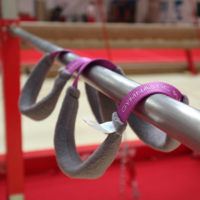 Soft Padded Metal Bar Straps (Purple)