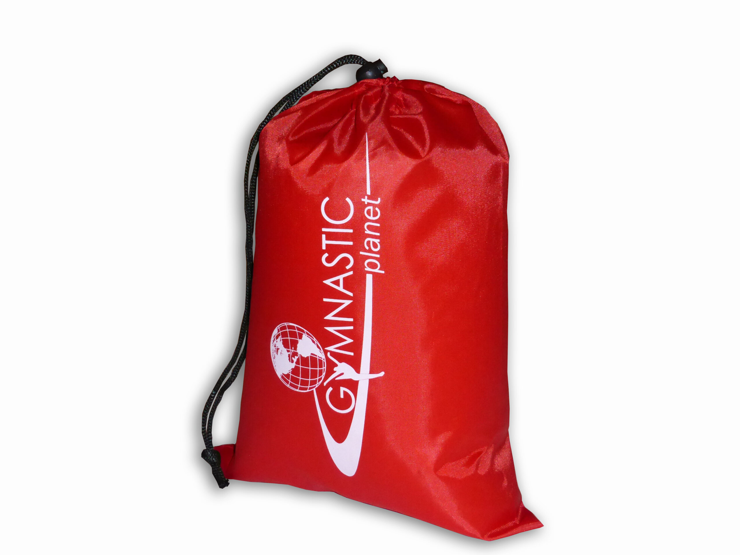 thumbnail interactive-video image 1 of Gymnastics Drawstring Bag - Watercolor Leaf Design, Waterproof Polyester, 9.25x12 Inch Grip Bag 1 of 2