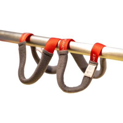 Soft Padded Metal Bar Straps (Red)